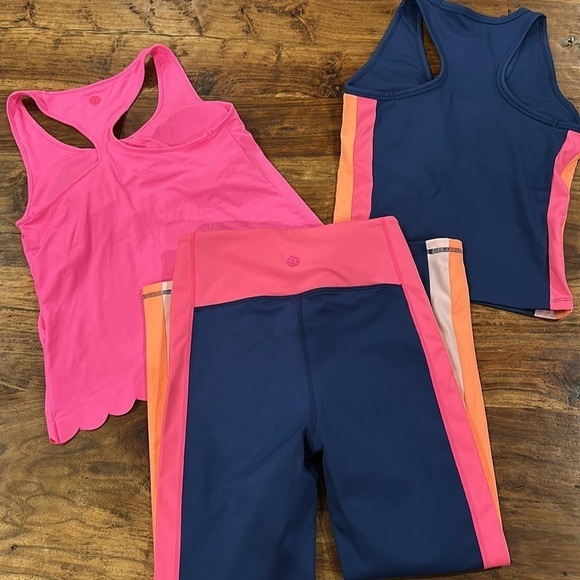 Lilly Pulitzer Vanti Tank w High Rise Weekender Leggings Set & Charalee Tank SzS - Picture 12 of 14